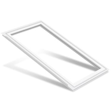 Imagem de Gaxeta de porta francesa para geladeira W11396037 atualizada compatível com Kitchen Aid, Whirlpool e Kenmore 931243, AP6973146, PS12731167 e EAP12731167 Branco