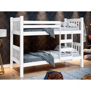 Imagem de Beliche Caribe Branco Com Colchões Gabrielli