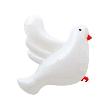 Imagem de Balão de alumínio em forma de pomba branca em forma de pomba da paz