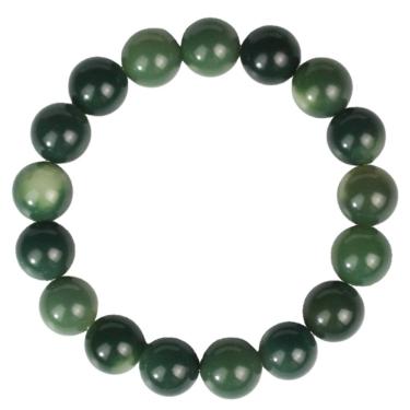 Imagem de Pulseira de miçangas Natural Bodhi Root Green Vein 12 mm Beads