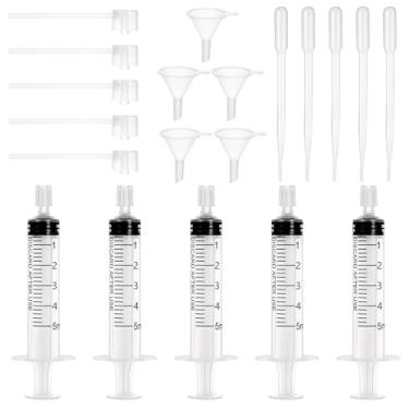 Imagem de Kit de transferência de perfume com 20 peças - Conjunto de ferramentas de bomba de plástico, funis, dispensadores, seringas, conta-gotas para perfume líquido, óleos essenciais e cosméticos