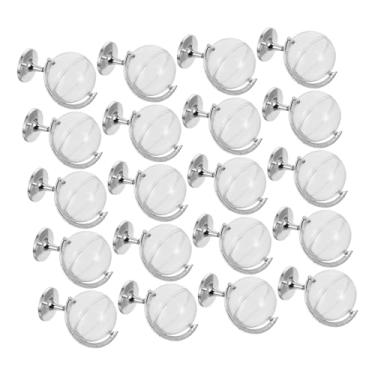 Imagem de 20pcs Globe Shaped Candy Boxes Small Wedding Favor Containers for Birthday Party Bridal Shower Candy Storage Cases Silver Transparent Gift Holders