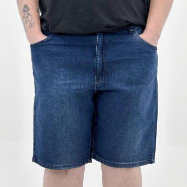 Imagem de Bermuda Vilejack Jeans Plus Size Masculina-Masculino