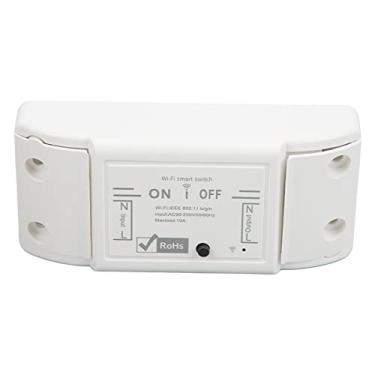 Imagem de Yinhing Interruptor de Luz WiFi Inteligente, Módulo de Controle Remoto Sem Fio para Eletrodomésticos, Funciona Com Alexa e Aplicativo Smart Life, Material Retardador de Chamas ABS, 10A