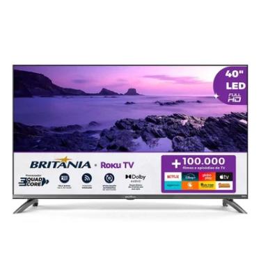 Imagem de Smart Tv 40 Btv40m9gr2cgb Full Hd LED Dolby Audio Roku Tv Britânia