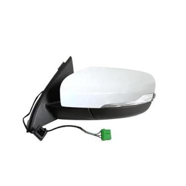 Imagem de Conjunto de espelho retrovisor do carro compatível com volvo xc60 2013 2014 2015 2016 2017 2018 sinal de volta automático aquecimento elétrico dobrável assy(White 6 Pin Right)