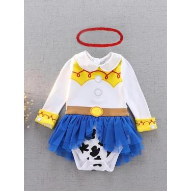 Imagem de Jessie vestido de princesa para menina, jessie romper, traje de Hallow