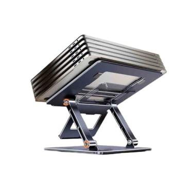 Imagem de XOVP-023 Suporte para projetor de mesa pequeno suporte de projetor telescópico mesa de colocação projetor doméstico cabeceira sem perfuração suporte de projeção bandeja suporte de projetor