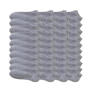 Imagem de 10 Pares de Meias de Barco Masculinas - Respiráveis, Absorventes de Su