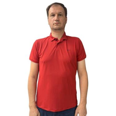Imagem de Camisa Sallo Gola Polo Slim Dry Vermelha 3055-Masculino