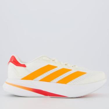 Imagem de Tênis Adidas Duramo Speed 2 Off White e Laranja, 41