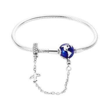 Imagem de Pingente De Prata Esterlina 925 Feminino Com Tema De Avião E Torre Par