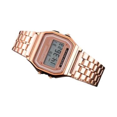 Imagem de Relógio De Luxo Masculino Em Aço Inoxidável Com LED Digital, Moda E Ne