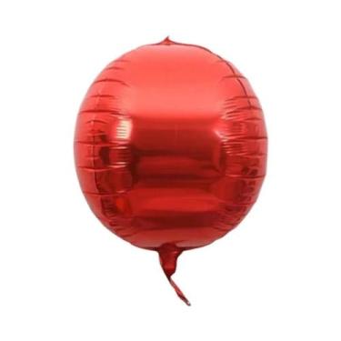 Imagem de Balões Redondos Dourados 4D De 22 Polegadas Verde E Roxo Com Franjas, 