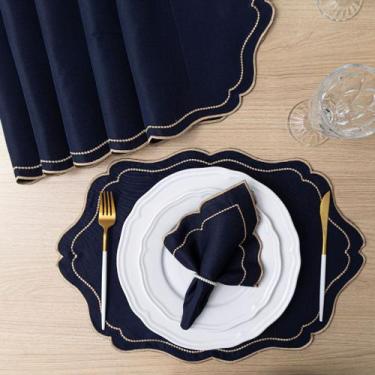 Imagem de Kit Jogo Americano Realeza Pçs Souplats Mesa De 6 Lugares Mesa Posta G