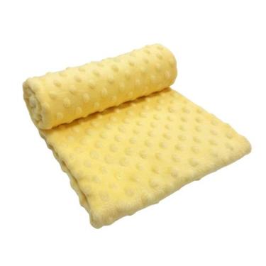 Imagem de Manta Bebe Cobertor Pipoquinha Simples Macia Quentinha Menor Preço - N