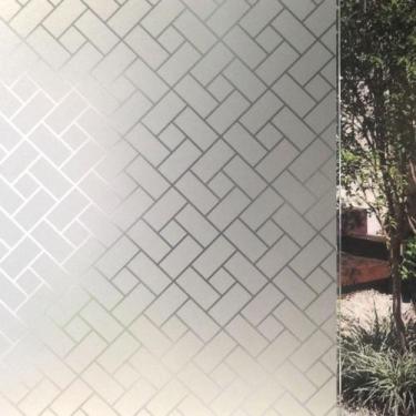 Imagem de Pelicula Eletrostatica para Vidro Blindex Modelo Parede de Tijolos 200