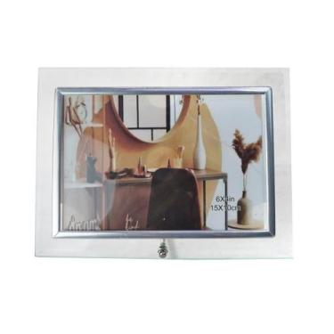 Imagem de Porta retrato de vidro horizontal 15x10cm - SANXIA