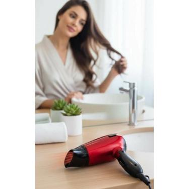 Imagem de Secador De Cabelo Portátil Dobrável 1200W Bivolt Rápido - Congratulati