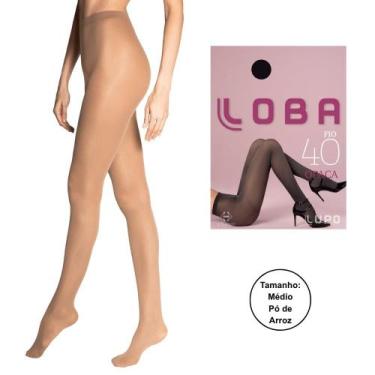 Imagem de Meia Calça Loba Lupo Fio 40 Opaca, Pó de arroz opaca m