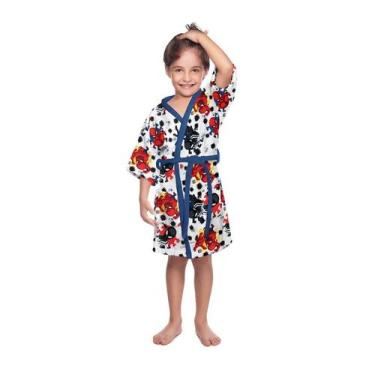 Imagem de ROUPÃO INFANTIL MENINA FELPUDO LEPPER 2 à 10 anos Spidermann, G