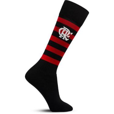 Imagem de Meião Flamengo Rikam 84200 Infantil/Juvenil Oficial Algodão T. 25/28 2