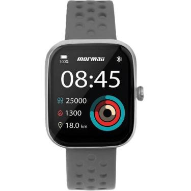 Imagem de Relógio Smartwatch Mormaii Life Ultra Ref: Molifeuak/8c Prateado