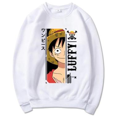 Camiseta de anime One Piece Monkey d. Luffy - modelo 4 em Promoção na  Americanas