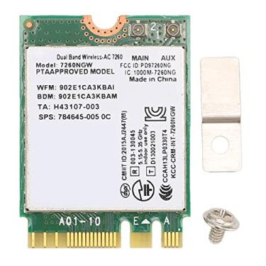 Imagem de Cuifati Cartão WiFi de banda dupla, cartão de internet sem fio de 1200 Mbp, 2,4 GHz 5 GHz Bluetooth 4.0 NGFF M.2 para notebooks de escritório doméstico
