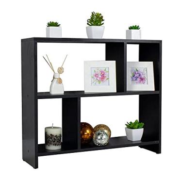 Imagem de Rack para Tv Nicho Aparador Madeira Preto para Sala Quarto