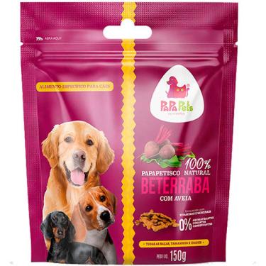 Imagem de Petisco Papapets Beteraba com Aveia para Cães - 150 g