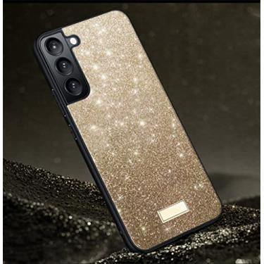 Imagem de Para Samsung Galaxy S22 Ultra S21 Note 20 Ultra Case Luxury Glitter Star Back Cover para iPhone 13 12 11 Pro Max Case, Gold, para iPhone 11