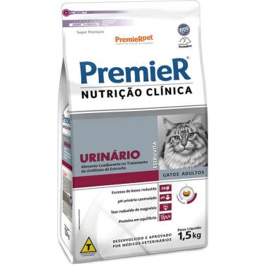 Imagem de Ração Premier Nutrição Clínica Urinário para Gatos - 1,5 Kg