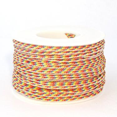 Imagem de Atwood Mobile Products Micro cabo esportivo 1,18 mm x 3,5 m, carretel pequeno, leve, trançado (listras de luz)