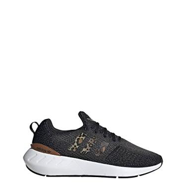 Imagem de adidas Tênis feminino Swift Run 22, Núcleo preto/preto / marrom selvagem, 7.5