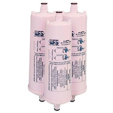 Imagem de Kit 3 Filtro Refil para Purificador de Água Europa - Bliss - HF by Hebe