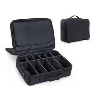 Imagem de Maleta de Maquiagem e Joia Profissional Case Frasqueira Para Viagem Grande 40cm