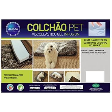 Imagem de Colchão Pet Viscoelástico GEl Infusion (95 X 70 X 5 cm, Café)