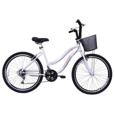 Imagem de Bicicleta Feminina Aro 26 Com 18 Marchas Beach - Dalannio Bike