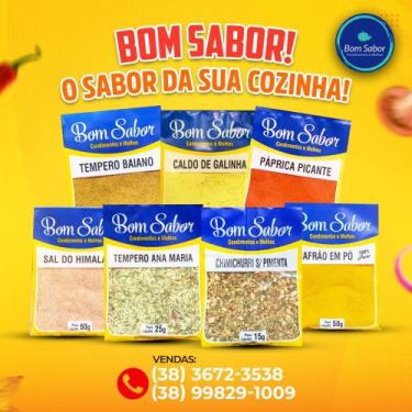 Imagem de Condimentos Bom Sabor cx com 50 unidades sortidas.