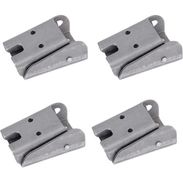 Imagem de BAZAC Dobradiça de ferro, suporte dobrável de perna de mesa, mesa de laptop e extensão de cadeira dobradiça dobrável com trava automática, ferragens para móveis