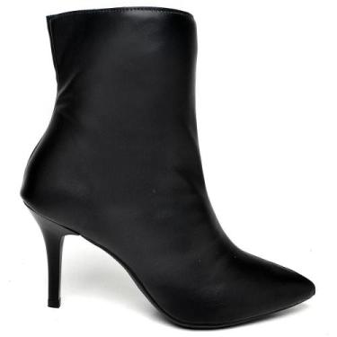 Imagem de Bota Feminina Preta Elegance Planet Franca Salto Fino, 37