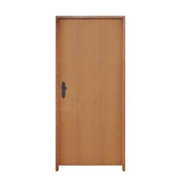 Imagem de Kit Porta Lisa P. Imbuia Bat.Ecológico 09 Fechadura 823/02 72 x 2.10 L