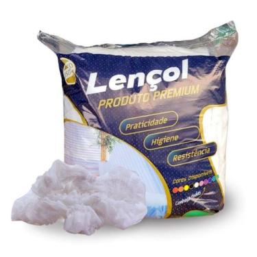 Imagem de Lençol com Elástico Branco 2,10 m x 90 cm (PROTDESC) - Pacote com 10 U