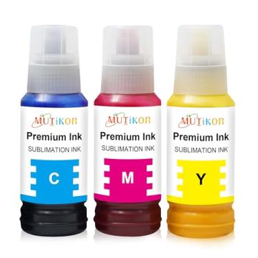 Imagem de Garrafa de refil de tinta de sublimação 100 ml para impressoras Eps ET-2720 ET-2800 ET-2760 ET-2750 ET-4800 L3110 ET2400 ET-2803 - tinta de transferência de calor para canecas, camisetas, sapatos