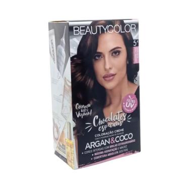 Imagem de Kit Beautycolor Tinta Para Cabelo Permanente Com Emulsão, 5.4 Castanho