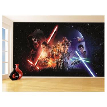 Imagem de Papel De Parede 3D Star Wars Guerra Nas Estrelas 3,5M Stw12