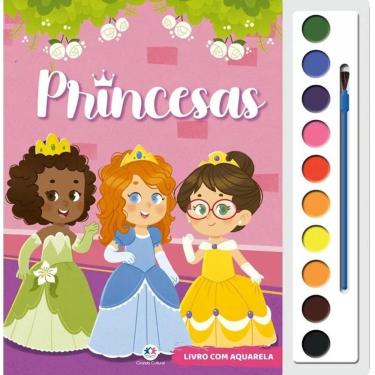 Imagem de Livro Aquarela Princesas Disney - Baile Real Cinderela