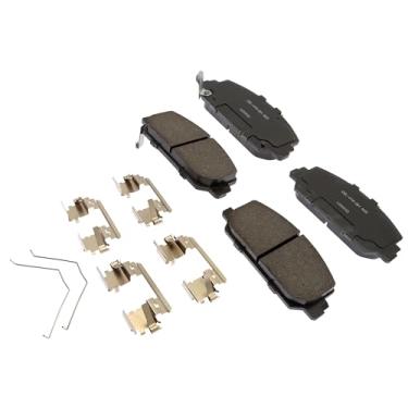Imagem de ACDelco Kit de pastilhas de freio a disco frontal de cerâmica profissional 17D1625CHF1 com molas e clipes