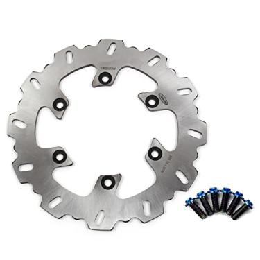 Imagem de Rotor de disco de freio traseiro Arashi com parafusos de montagem para Yamaha WR125 WR250 02-07, YZ125 YZ250F 02-18, WR250F 02-21, WR426F YZ426F 2002, WR450F 03-20, YZ450F 03-17 , Acessórios para